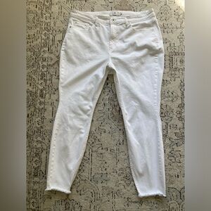 Vineyard Vines White High Rise Skinny Jeans Size 34